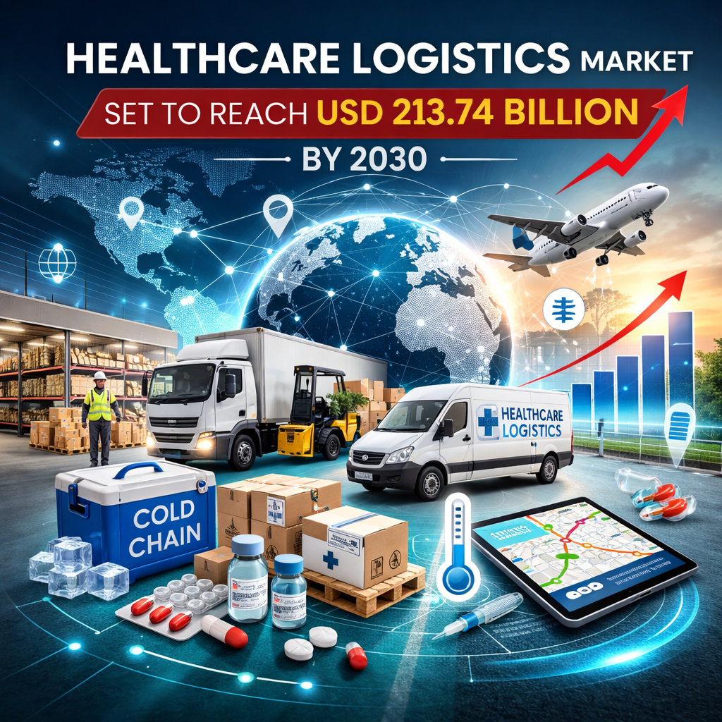 Healthcare Logistics Market Set to Reach USD 213.74 Billion, Driven by Cold Chain Expansion and Digital Transformation